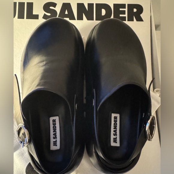 Jil Sander Sabot Leather Sandals NEW - Picture 8 of 10